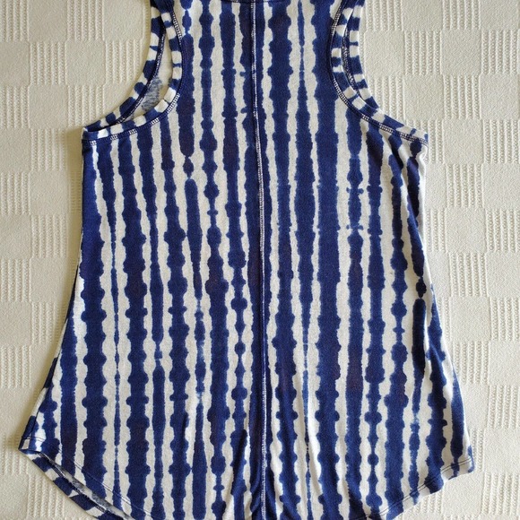ATHLETA | Breezy Tank Top | White and Blue Tie Dye | Small - Picture 11 of 15